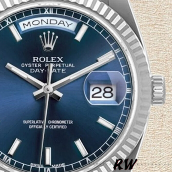 Replica Rolex Day-Date 118235 Rose Gold Chocolate Brown Dial 36mm Unisex Watch