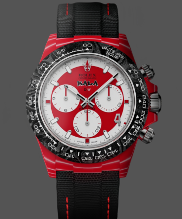 Rolex Daytona Diw x Kakha Kaladze Customised Oyster Red Quartz Carbon Fiber 40mm