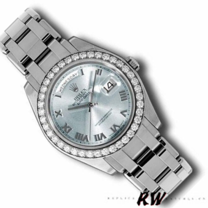 Replica Rolex Day-Date 18946 Ice Blue Roman Dial Special Edition 39MM Mens Watch