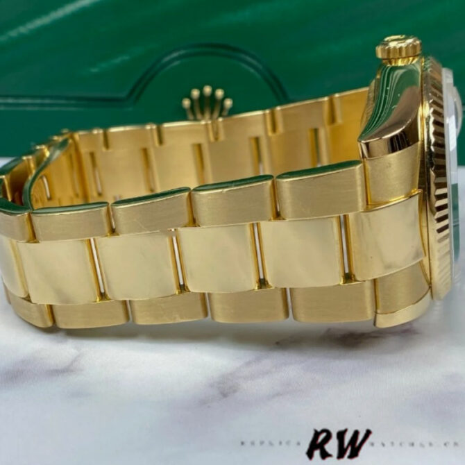 Replica Rolex Day-Date 118238 White Roman numeral dial 36mm Unisex Watch