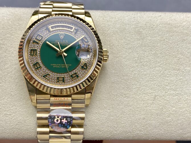 Replica Rolex Day-Date 118238 MOP White Dial 36mm Unisex Watch