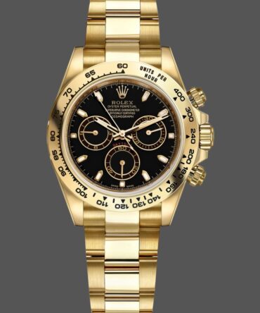 Rolex Daytona 116508 Yellow Gold Black Index Dial 40MM Mens Replica Watch