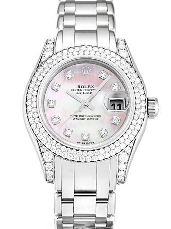 Replica Rolex Pearlmaster 36mm Mother of Pearl – Pink Dial 80359