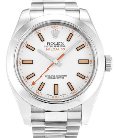 Replica Rolex Milgauss 40mm White Dial 116400