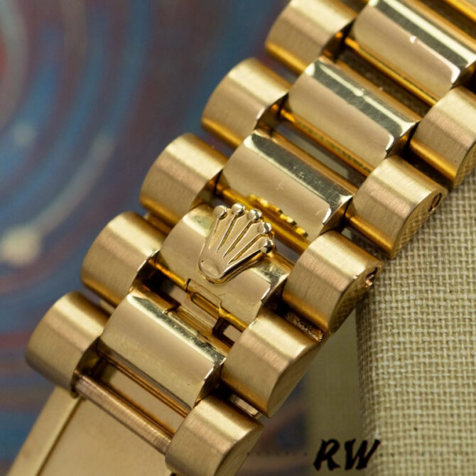 Replica Rolex Day-Date 118348 Silver Diamond Dial 36mm Unisex Watch