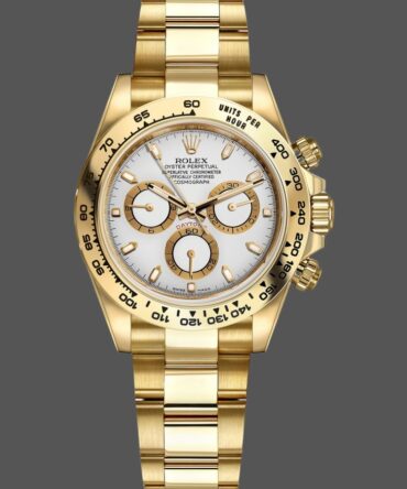 Rolex Daytona 116508 Yellow Gold White Index Dial 40MM Mens Replica Watch