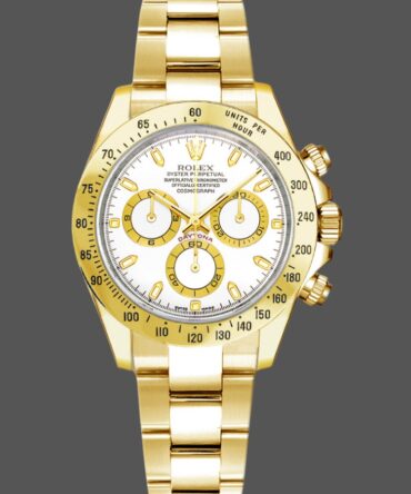 Rolex Cosmograph Daytona 116528 White Index Dial 40MM Mens Replica Watch