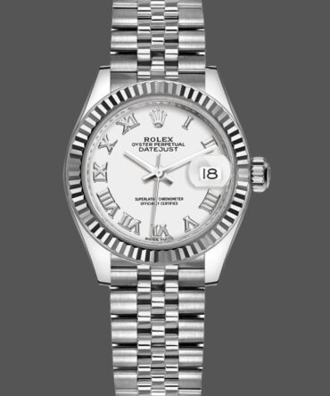 Rolex Datejust 279174 Stainless Steel White Roman Numeral Dial 28mm Lady Replica Watch