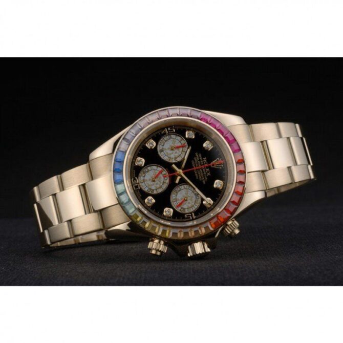 Replica Rolex Daytona 39mm Black Dial 80251