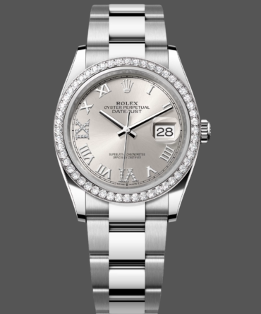 Rolex Datejust 36mm Stainless Steel m126284rbr 0022 Silver Roman VI IX Oyster