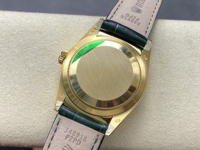 Replica Rolex Day Date 36 Green Dial Solid 18k Yellow Gold 118138 0003