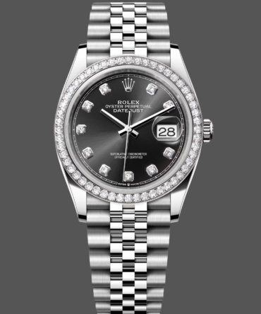 Rolex Datejust Stainless Steel 126284RBR 0019 Black Diamond Jubilee
