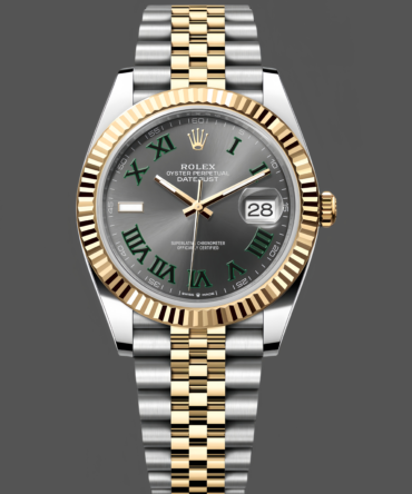 Rolex Datejust m126333 0020 Grey Dial Jubilee 41mm Two Tone Men's Watch