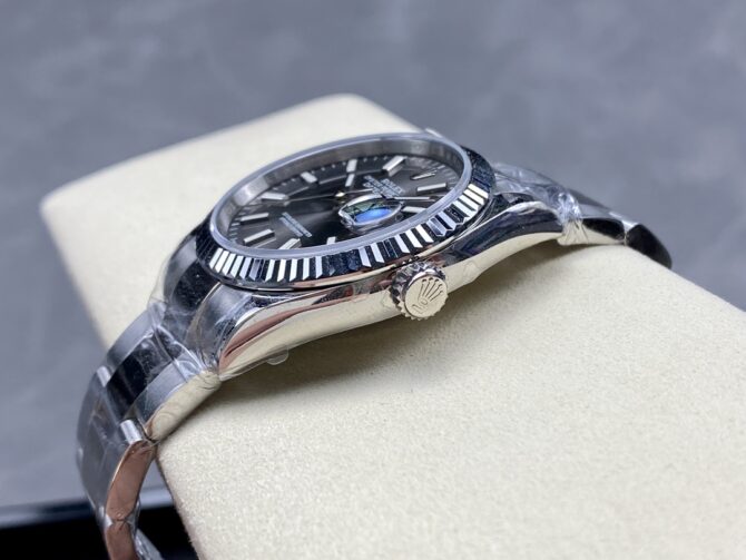 Rolex Datejust 41 Grey Dial Oystersteel & White Gold Steel Strap m126334 0013