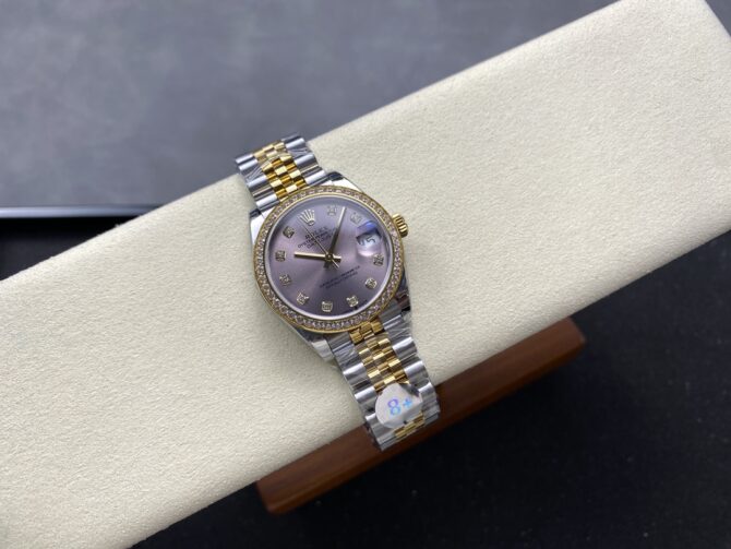 Rolex Datejust 31mm Stainless Steel and Yellow Gold 278383RBR 0022 Grey Diamond Jubilee