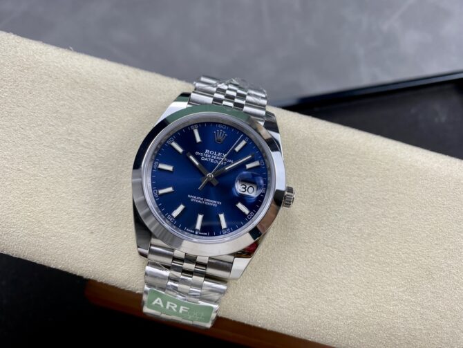 Rolex Datejust 41 Blue Fluted Dial Stainless Steel Jubilee Bracelet 126300 0002