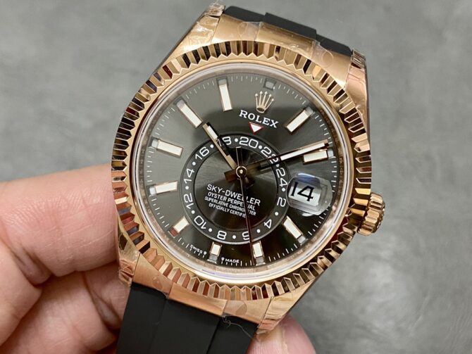 Rolex Sky Dweller 42mm Slate Oysterflex m336235 0004
