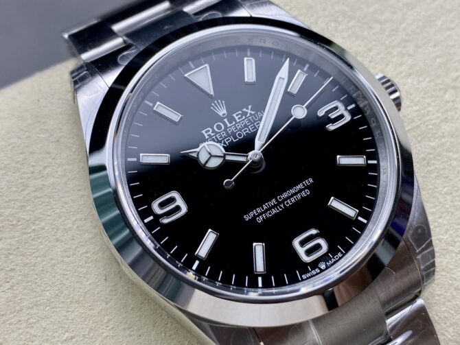 Rolex Explorer SRL156 14270 Stainless Steel Black Dial 36MM Mens Replica Watch