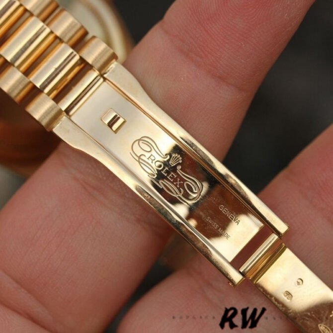 Replica Rolex Day-Date 118235 Rose Gold Chocolate Brown Dial 36mm Unisex Watch