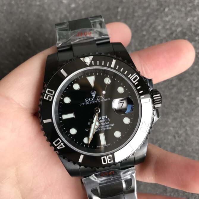 Rolex Submariner Date Black PVD/DLC Coated Stainless Steel 40mm 116610LN