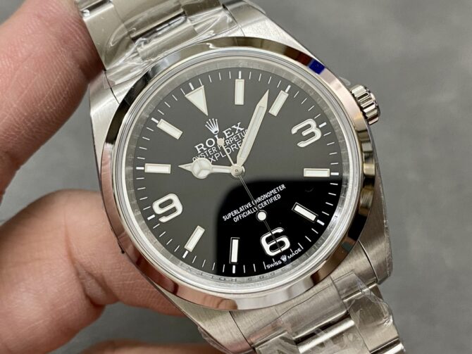 Rolex Oyster Perpetual 177200 Black Arabic Dial Domed Bezel 31mm Lady Replica Watch