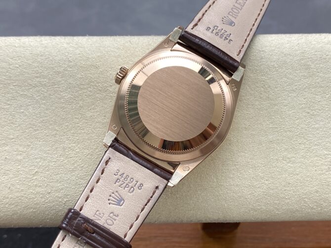 Replica Rolex Day Date 36 Everose Diamond Chocolate 118135 0020 Watch