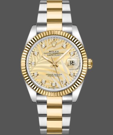Rolex Datejust 126233 Golden Palm Motif Dial 36MM Unisex Replica Watch