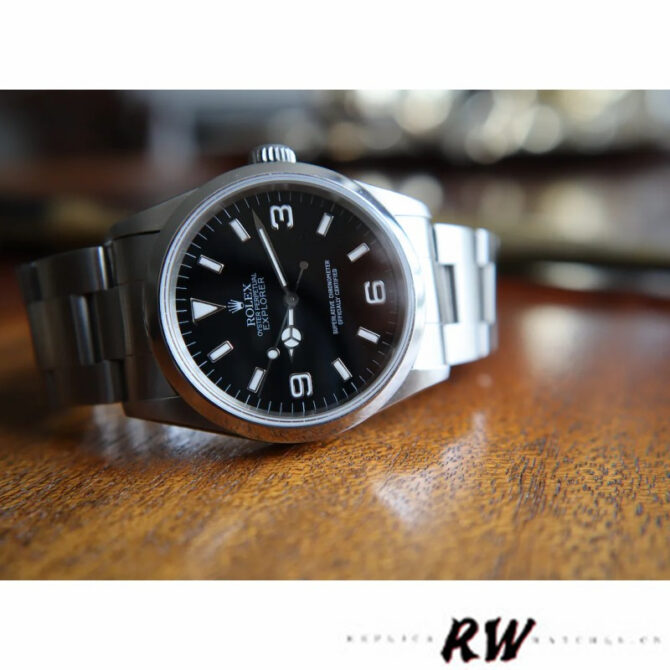 Rolex Explorer SRL156 14270 Stainless Steel Black Dial 36MM Mens Replica Watch
