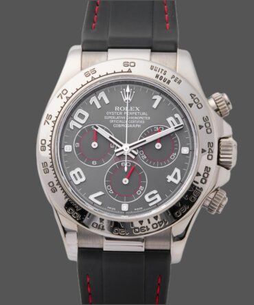 Rolex Daytona 116519 Grey Dial Black RubberB strap 40mm Mens Replica Watch