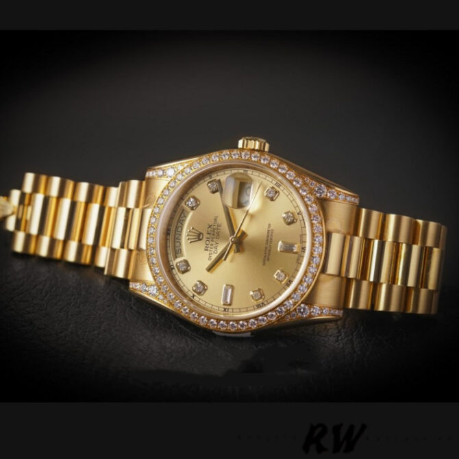 Replica Rolex Day-Date 118389 Meteorite Grey Dial 36MM Unisex Watch