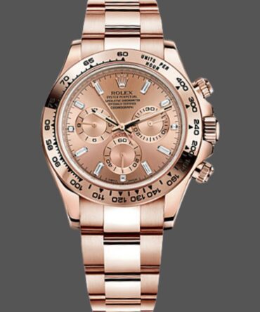 Rolex Daytona m116505 Everose Gold Sundust Pink Dial 40MM Mens Replica Watch