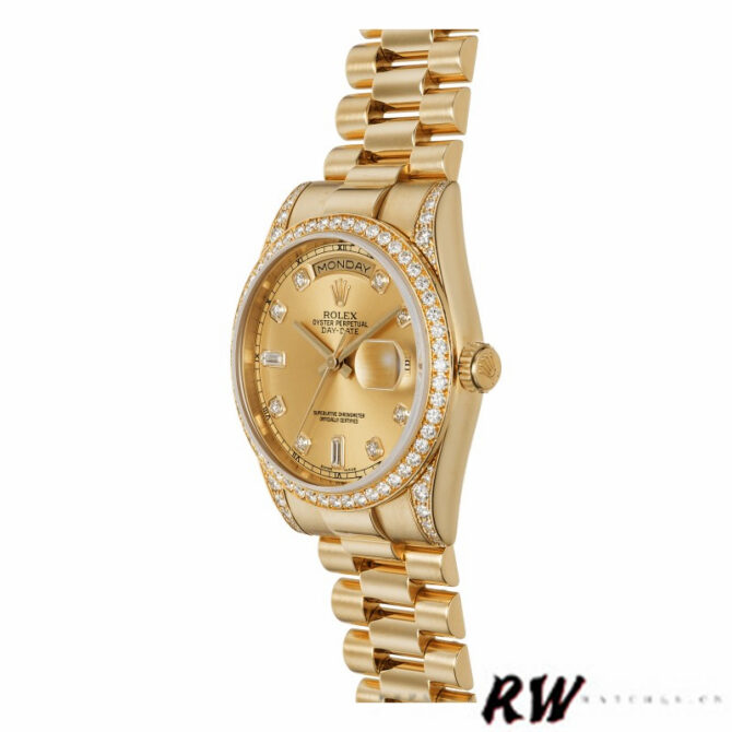 Replica Rolex Day-Date 118389 Meteorite Grey Dial 36MM Unisex Watch