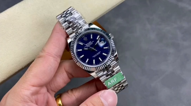 Rolex Datejust 41mm Stainless Steel 126334 Blue Index Jubilee Men's Watch