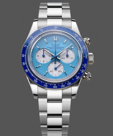 Rolex Daytona Artisans de Genève Customized 40mm Blue Dial Mens Watch