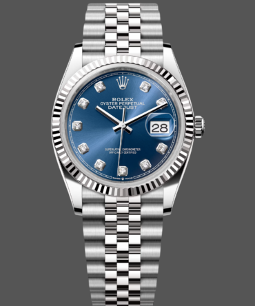 Rolex Datejust 126234 Blue Diamond Dial 36MM Unisex Replica Watch