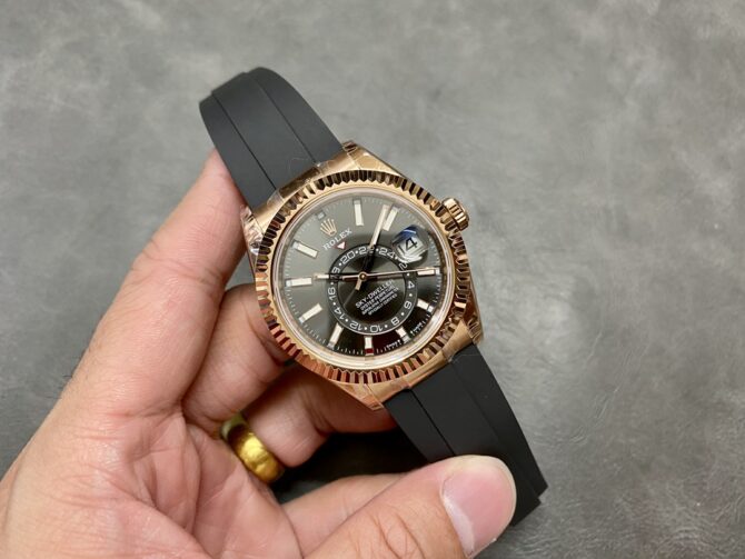 Rolex Sky Dweller 42mm Slate Oysterflex m336235 0004