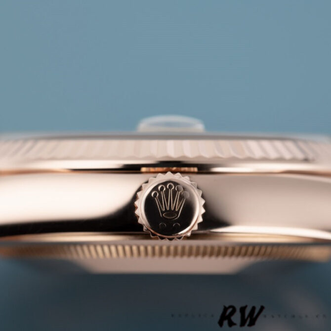 Replica Rolex Day-Date 118235 Mother of pearl diamond dial 36mm Unisex Watch