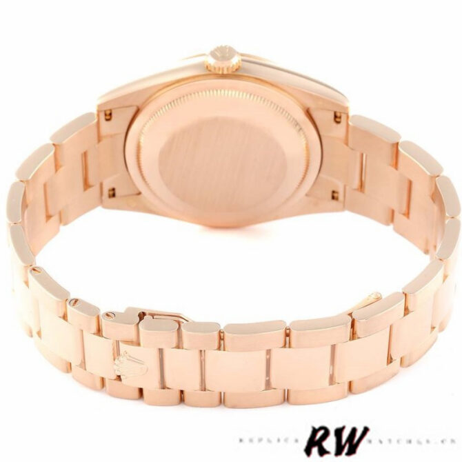 Replica Rolex Day-Date 118235 Rose Gold Chocolate Brown Dial 36mm Unisex Watch
