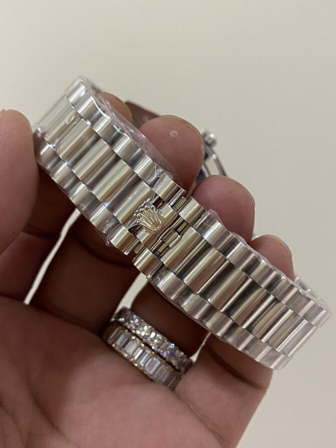 Replica Rolex Day-Date 40 Platinum Meteorite Diamond Dial M228396TBR 0027 Men's Watch