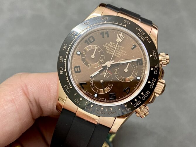 Rolex Cosmograph Daytona 116515LN Chocolate Arabic Dial 40mm Mens Replica Watch