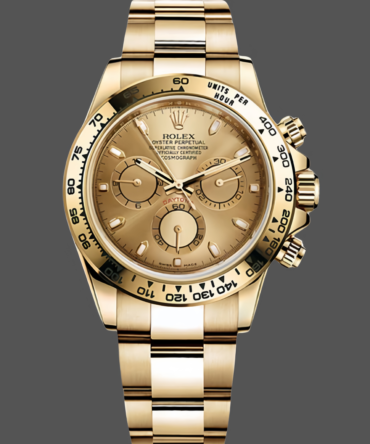 Rolex Cosmograph Daytona 116528 Champagne Index Dial 40MM Mens Replica Watch
