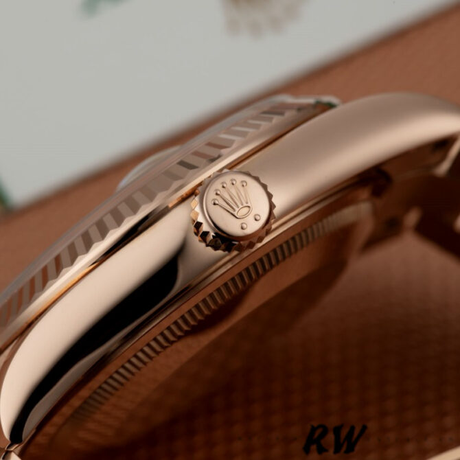 Replica Rolex Day-Date 118235 Rose Gold Chocolate Brown Dial 36mm Unisex Watch