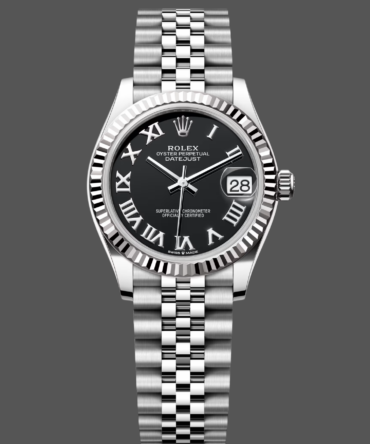 Rolex Datejust 31 Black Dial Jubilee Bracelet 278274 0002 Women's Watch