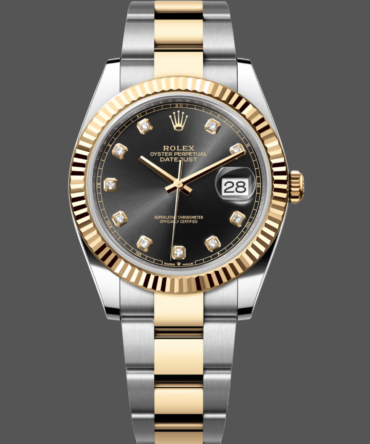 Rolex Datejust 41 Black Diamond Dial M126333 0005 Men's Watch