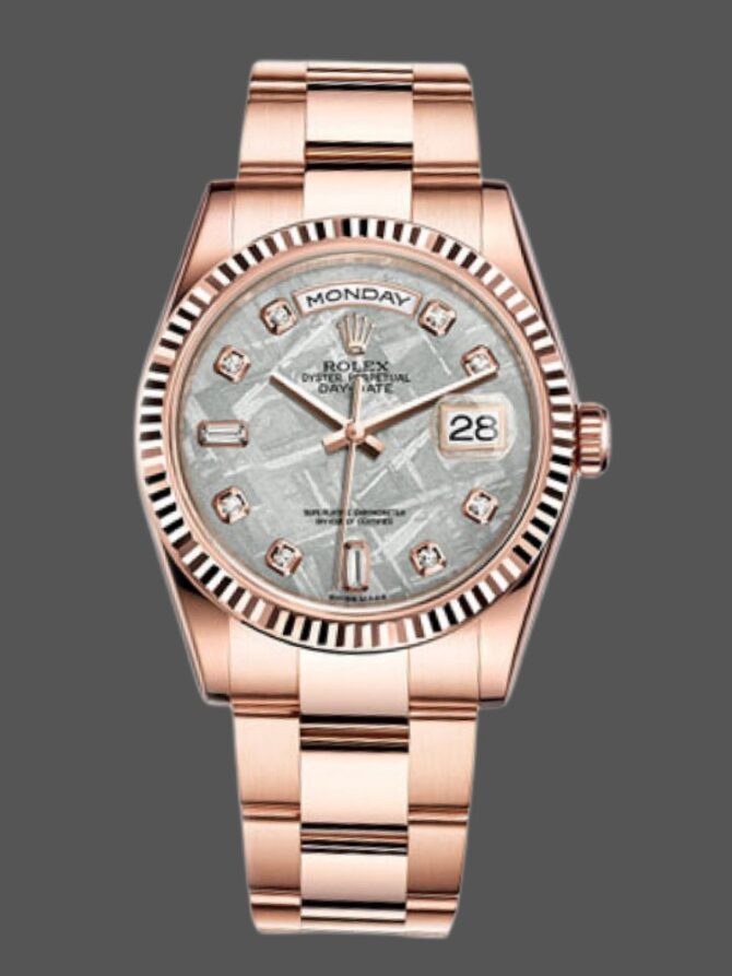 Replica Rolex Day-Date 118238 MOP White Dial 36mm Unisex Watch