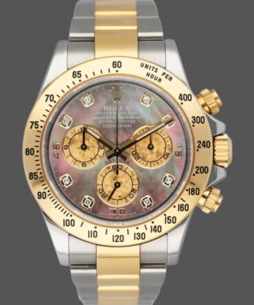 Rolex Daytona 116523 Dark MOP Black Dial 40mm Mens Replica Watch