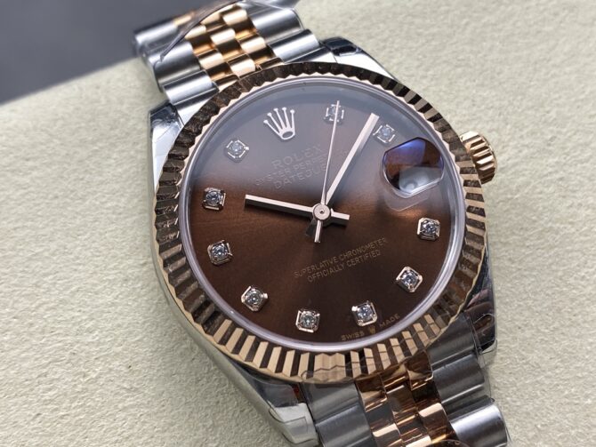 Rolex Datejust 31mm 278271 0028 Two Tone Jubilee Bracelet Fluted Bezel