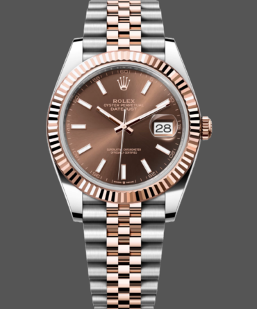 Rolex Datejust Automatic Rose Gold & Steel Watch m126331 0002