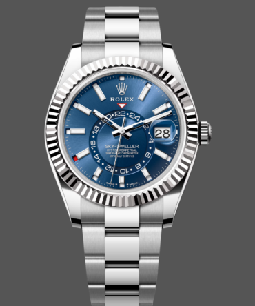 Rolex Sky-Dweller 42 m336934 0005 Stainless Steel Blue Dial Replica Watch