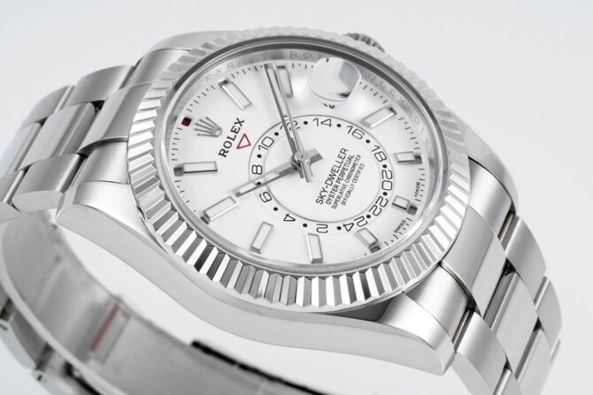 Rolex Sky-Dweller 326934 Stainless Steel White Dial 42MM Replica Watch